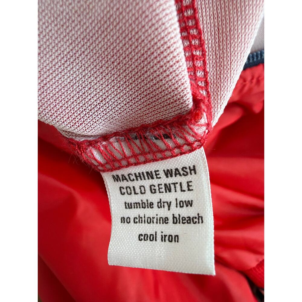 Vintage Sommerfield Portland Oregon Red Hooded Half-Zip Windbreaker Small - Picture 5 of 5